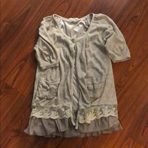 Anthropology trinity lightweight sweater